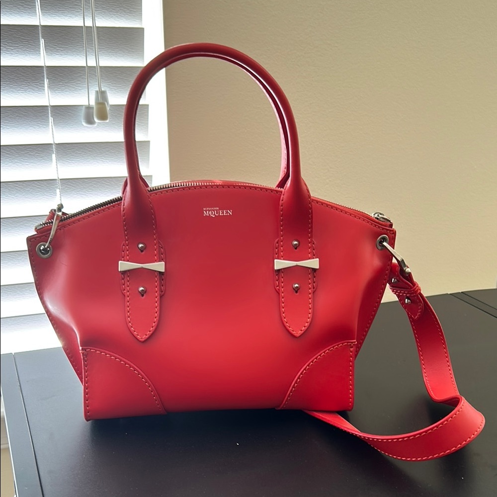 Red Leather Handbag
Alexander McQueen